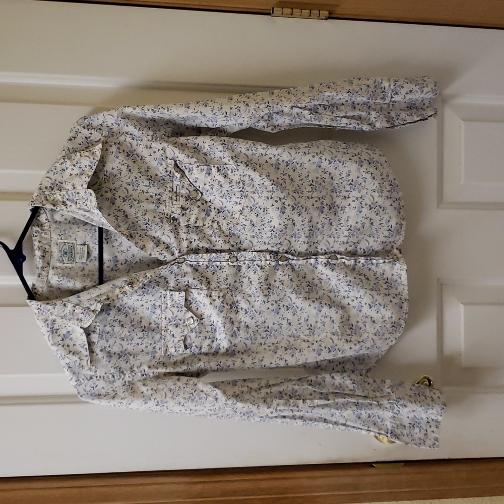 Lucky Brand Dungarees button down top